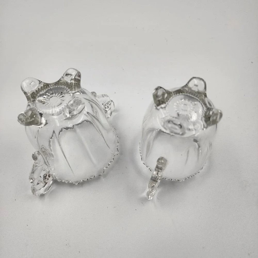 Cambridge Glass Martha Clear‎ Sugar And Milk Creamer Pitcher 1950's